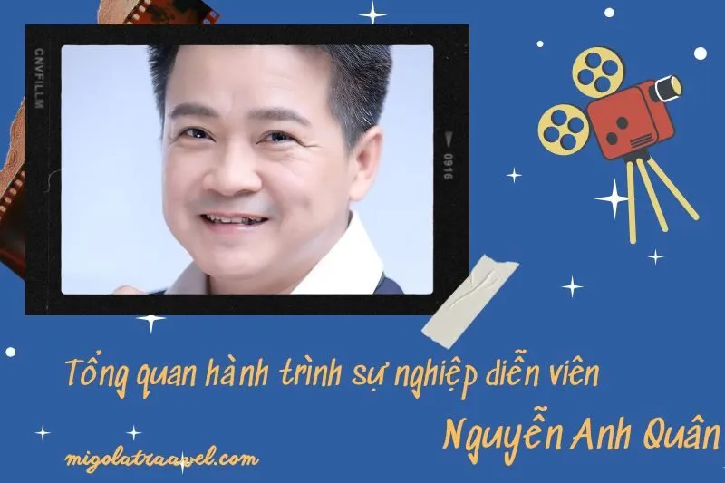 Tổng quan hành trình sự nghiệp diễn viên NguyễN Anh Quân